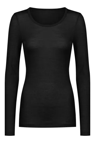 Mey - T-Shirt langarm schwarz - Gr. - XL