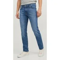 Jack & Jones Regular-fit-Jeans JJICLARK mit Used-Look und Stretch für den Alltag mit Abriebeffekten