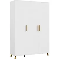 rauch Drehtürenschrank Kleiderschrank Schrank Garderobe SHINJO Breiten 93/140/187 cm (in 3 verschiedenen Ausstattungen BASIC/CLASSIC/PREMIUM) Griffe und Füße aus Massivholz, viel Stauraum MADE IN GERMANY