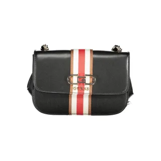 Guess Jeans schwarze Polyethylen-Handtasche