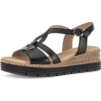 Gabor Genua Keilsandalette, Riemchensandale, Sommerschuh, Komfortschuh in Weite G (weit)