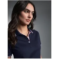 Trigema Poloshirt TRIGEMA Polo Shirt in Kontrastfarbigen Akzenten (1-tlg)