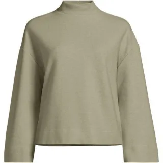 Softes Sweatshirt mit Stehkragen für Damen, Damen, size: regular, Blau, Baumwolle/Polyester/Baumwoll-Mischung, by Lands' End