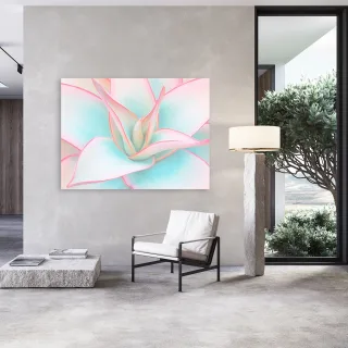 queence Acrylglasbild "Blüte in Pastelltönen" Abstrakt  Abstrakte  Blumen  Blumenbilder  Formen  Gemälde  Kunst 1 Stk. tlg. Kunstdruck in Galeriequalität inkl. rückseitigem Aufhängesystem