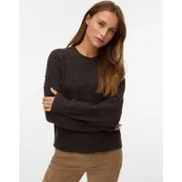 Vero Moda Rundhalspullover VMFRANCESCA LS O-NECK PULLOVER BOO