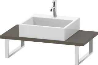 Duravit L-Cube Konsole Flanell Grau Seidenmatt 800x480x30 mm - LC104C09090 LC104C09090