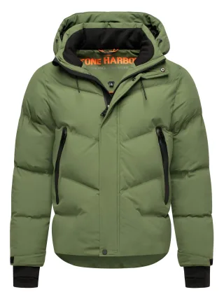 Stone Harbour Herren Winterjacke Livianoo mit abnehmbarer Kapuze & Fleece-Taschen