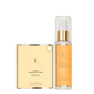 Vitamin C + Collagen Elixier Serum 60ml + Vitamin C Hydro Yellow Eye Pads x 5