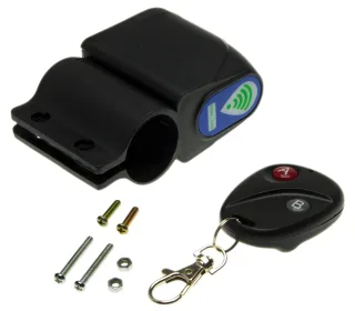 Alarmanlage Vibration Alarm Sirene mit Fernbedienung für Fahrrad Bike Roller