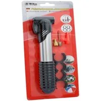 bahama Minipumpe Fahrrad Mini Pumpe Luft Handpumpe Bike Ventil 3 Adaptern und Halterung