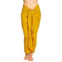 PANASIAM Sarong Pareo einfarbig in 2 Größen als Strandtuch Strandkleid Strandrock, Viskose, oder Bikini Cover-up Tuch für den Strand Schultertuch Schal Halstuch