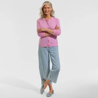 Merino-Cardigan für Damen in Petite-Größe, Damen, size: petite, Beige, Wolle, by Lands' End