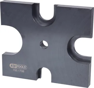KS Tools Universal Prismenplatte Ø 40,0 - 63,0 - 75,0 - 80 mm - 700.1738