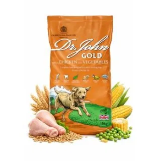 Dr John Gold Trockenfutter Huhn und Gemüse 15 kg