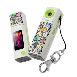 Thumb Mini Cameras with TFT LCD Screen 2K HD 230° Rotatable Lens Portable Sports Camcorder for Students Outdoor Photogra