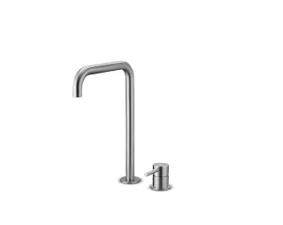 JEE-O Slimline Stand 2-Loch Waschtischarmatur, hoch, bronze, 800-1774 800-1774