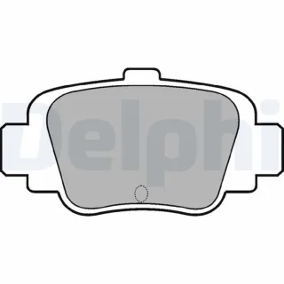 Delphi Bremsbel?ge hinten Nissan Micra K11