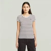 G-STAR V-Shirt Eyben mit Label