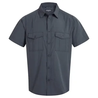 Craghoppers - "Kiwi II" Hemd für Herren, kurzärmlig (Dunkelgrau)