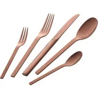 Zwilling Besteck-Set Minimale (68-tlg), 12 Personen, Edelstahl 18/10, Rostfrei, mattiert oder im Vintage Look (gehämmert)