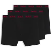 HUGO Boxer BOXERBR TRIPLE (Packung, 3-St., 3er) mit elastischem Bund