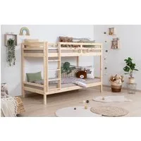 OTTO home Etagenbett René, Hochbett, Stockbett 2 Farben, Schubkasten optional (90x200cm), FSC® zertifiziertes Massivholz, mit Trittleiter + Rundum-Absturzschutz