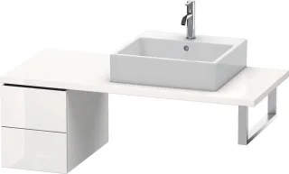 Duravit L-Cube Unterschrank für Konsole Weiß Hochglanz 320x547x400 mm - LC583508585 LC583508585