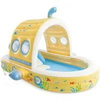 Intex Planschbecken Playcenter - Submarine 230x196x132cm, mir Rutsche und Wassersprenkler