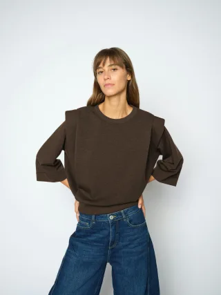 MOS MOSH - MMMae O-3/4 Sleeve Sweatshirt - Gr. - XS