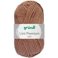 Gründl 50 Gramm Gründl Lisa Premium Uni Bastelgarn