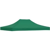 vidaXL Pavillon-Ersatzdach Partyzelt-Dach 4,5x3 m Grün 270 g/m², 430 x 290 cm