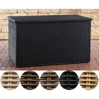 CLP Auflagenbox Comfy Rundrattan (1er), Kissenbox aus Polyrattan