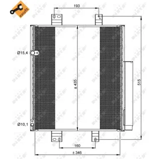 NRF Klimakondensator + Trockner Daihatsu Materia 1,5