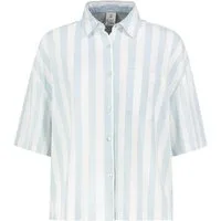 Eight2Nine Blusenshirt Leichtes Strukturdesign Kentkragen Knopfleiste Langarm (1-tlg) D62795AG11169_Blouse