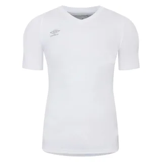 Umbro - "Elite" Base Layer Oberteil V-Ausschnitt für Herren/Damen Unisex (Weiß)