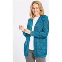 Sieh an! Strickjacke Long-Strickjacke Langarm Links-Strick