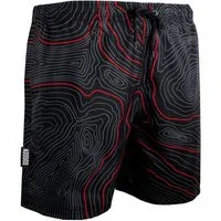GUGGEN Mountain Badehose Badehose Herren Badeshorts Schnelltrocknend Boardshorts Beachshorts Streifen Karriert Badeshorts mit Kordel Gummizug Innenslip