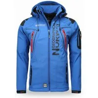 Geographical Norway Softshelljacke Herren – leichte wasserabweisende Übergangsjacke für Frühling (Sommer atmungsaktiv winddicht Größen S–7XL, 1-St) Mit Kapuze