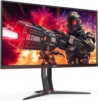 AOC U28G2XU/BK [28" 4K UHD IPS 144Hz 2x HDMI 2x DisplayPort 1ms Reaktionszeit] schwarz/rot