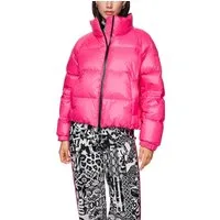 Marc Cain Outdoorjacke Check it Up Premium Damenmode Stehkragen, leicht oversized, 2-Wege-Reißverschluss