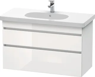 Duravit DuraStyle Waschtischunterbau wandhängend Weiß Hochglanz & Matt 1000x453x610 mm - DS648502218 DS648502218