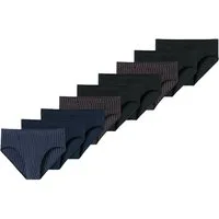 Schiesser Slip 9er Pack 95/5 Essentials (Spar-Set, 9-St) Mini Slip / Unterhose - Baumwolle - ohne Eingriff - Atmungsaktiv