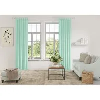 OTTO home Vorhang Parry (2 St), Schlaufen, blickdicht, Polyester, 2-er Set, blickdicht, monochrom, basic
