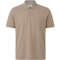 s.Oliver Poloshirt mit Logo-Stickerei und seitlich geschlitztem Saum