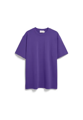 Armedangels - MAARKOS HEAVY WEIGHT T-SHIRT pungent purple - Gr. - L