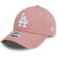 New Era Baseball Cap Los Angeles Dodgers MLB League Essential Rosa 9Forty Verstellbare Dame (1-St)