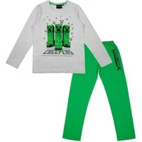Minecraft Schlafanzug Minecraft Creeper Jungen Schlafanzug Pyjama Langarm