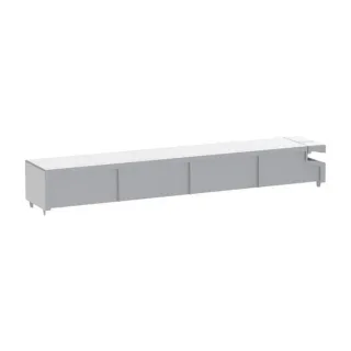 Geberit Spülkastendeckel 243440TA1 Aluminium gebürstet, zu Sanitärmodul Monolith