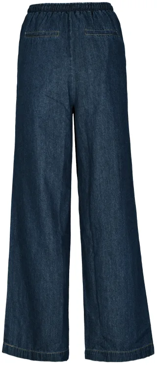 zab company - Da. Jeanshose, weites Bein dark denim - Gr. - 48