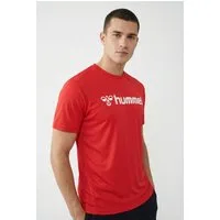 hummel Trainingsshirt hmlLOGO JERSEY S/S mit Rundhalsausschnitt, Kurzarm-Design, schnell trocknend
